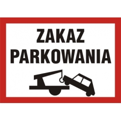 Zakaz parkowania